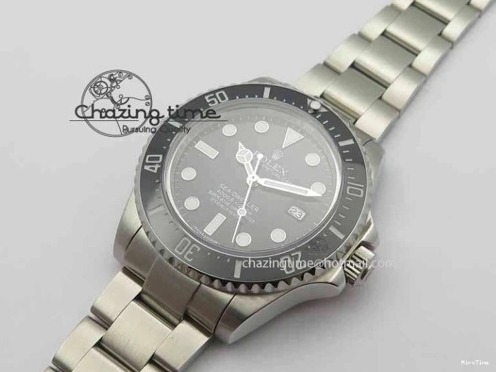 MiroTime 0322 Timeless Sea-Dweller 116600 Black Ceramic BP Maker Best Edition On SS Bracelet SA 3680